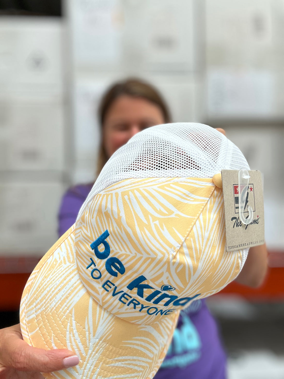 Yellow Summer Hat - Be Kind to Everyone®