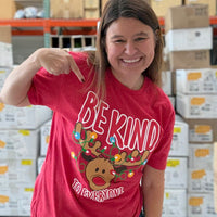 Adult Reindeer Be Kind to Everyone® Tee