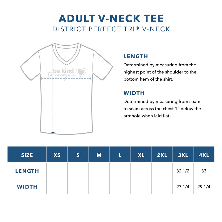 Blue V-Neck Wrinkled Mess Club® Short Sleeve Tee