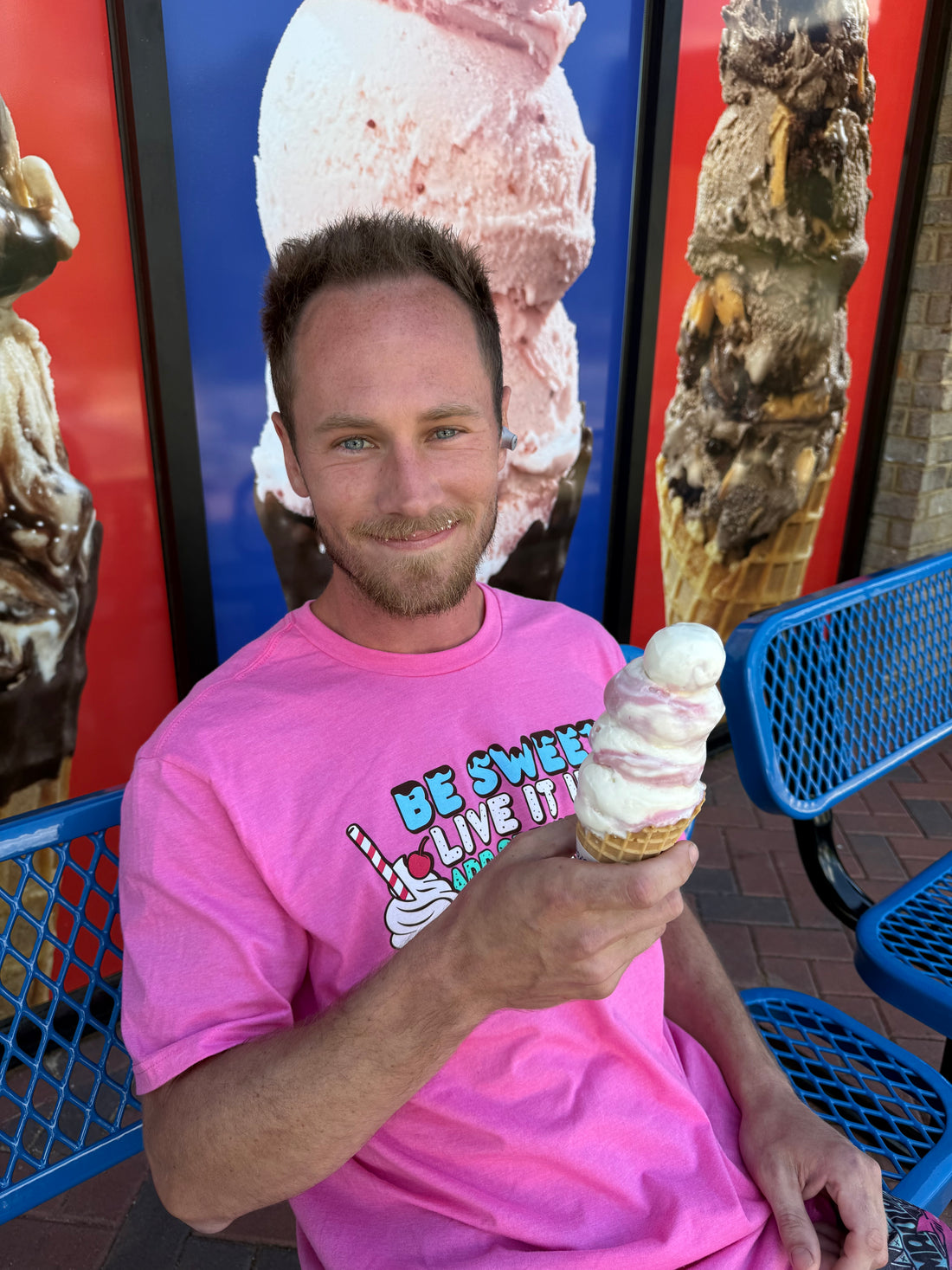 PINK Ice Cream Tee - Be Kind to Everyone® Tee