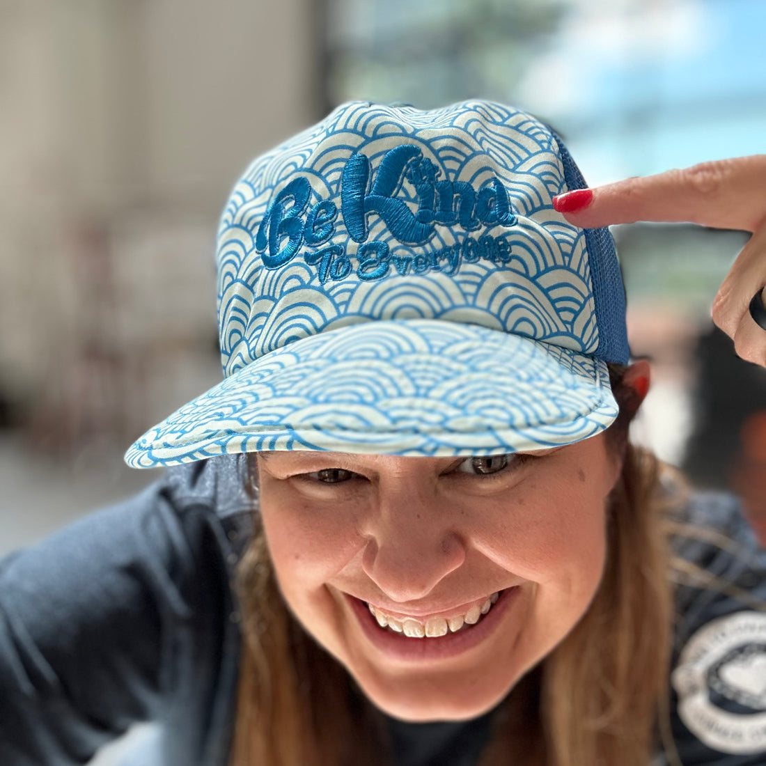 Blue Summer Hat - Be Kind to Everyone®