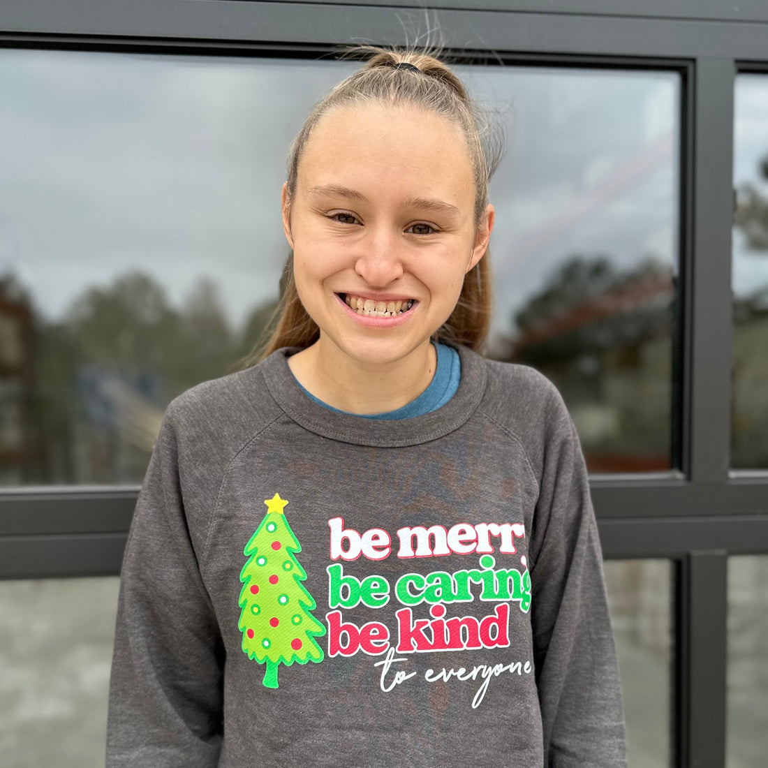 Be Merry Be Kind to Everyone® Crewneck Sweatshirt