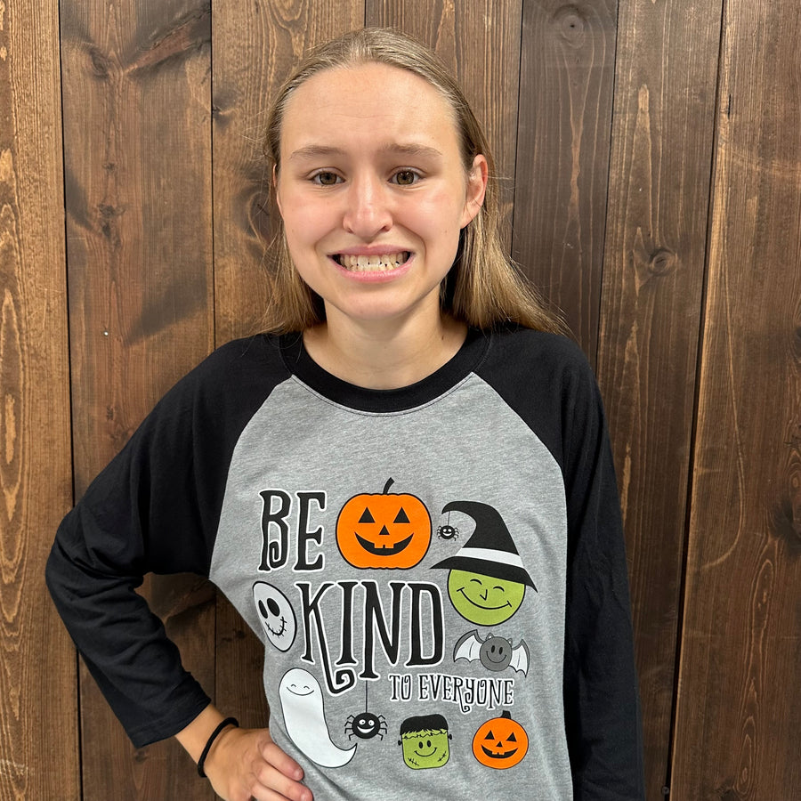 Raglan Halloween- Be Kind to Everyone®