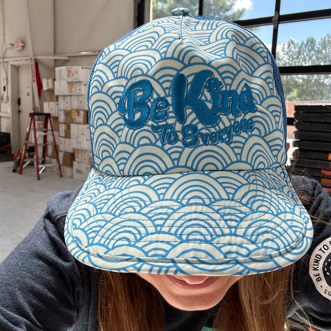 Blue Summer Hat - Be Kind to Everyone®