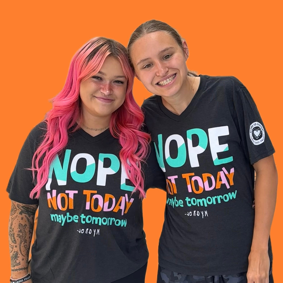 V-Neck - Nope Not Today Tee