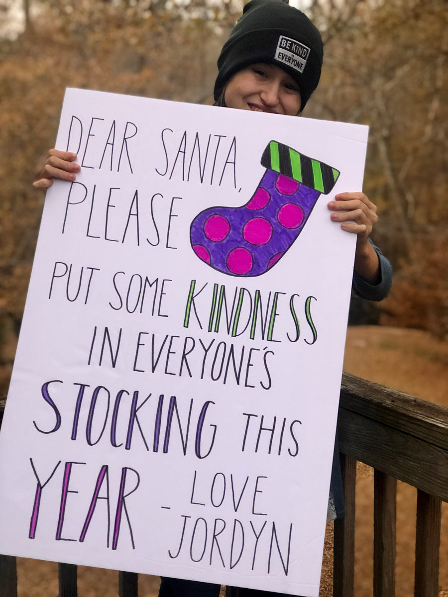 Dear Santa - Be Kind to Everyone Stocking Tee