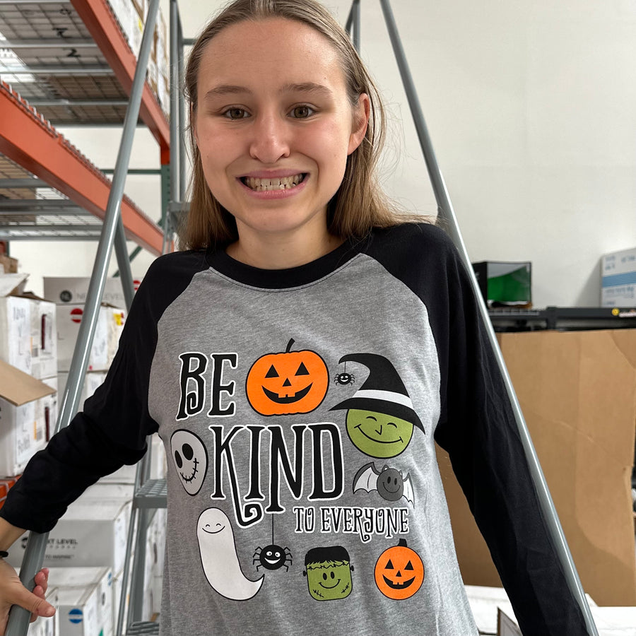 Raglan Halloween- Be Kind to Everyone®