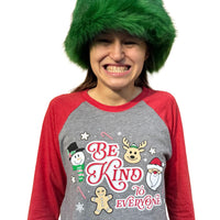Christmas Raglan - Be Kind to Everyone® Tee