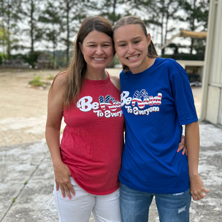 Red Rocker Tank - Be Kind to Everyone®