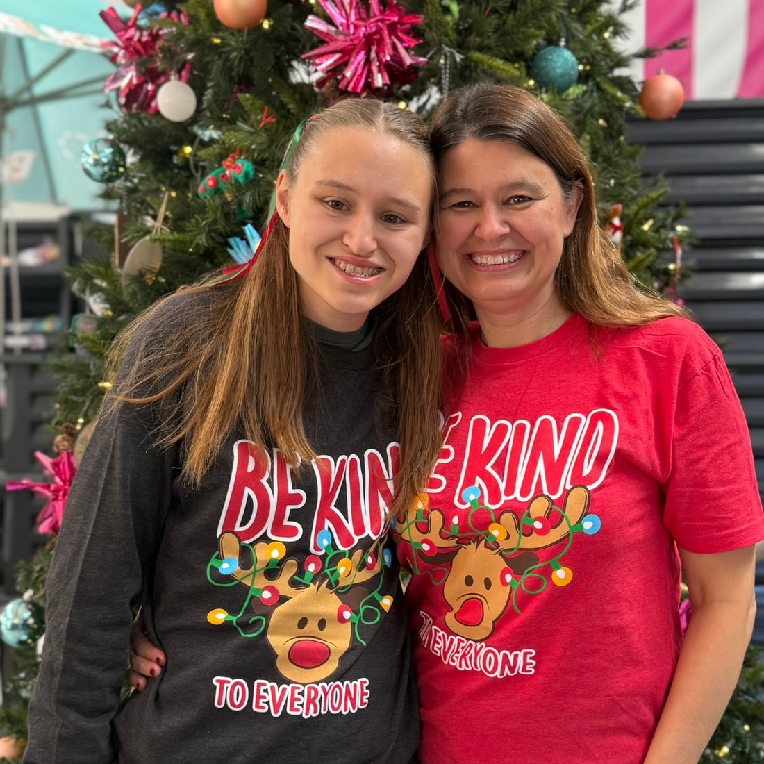 Adult Reindeer Be Kind to Everyone® Tee