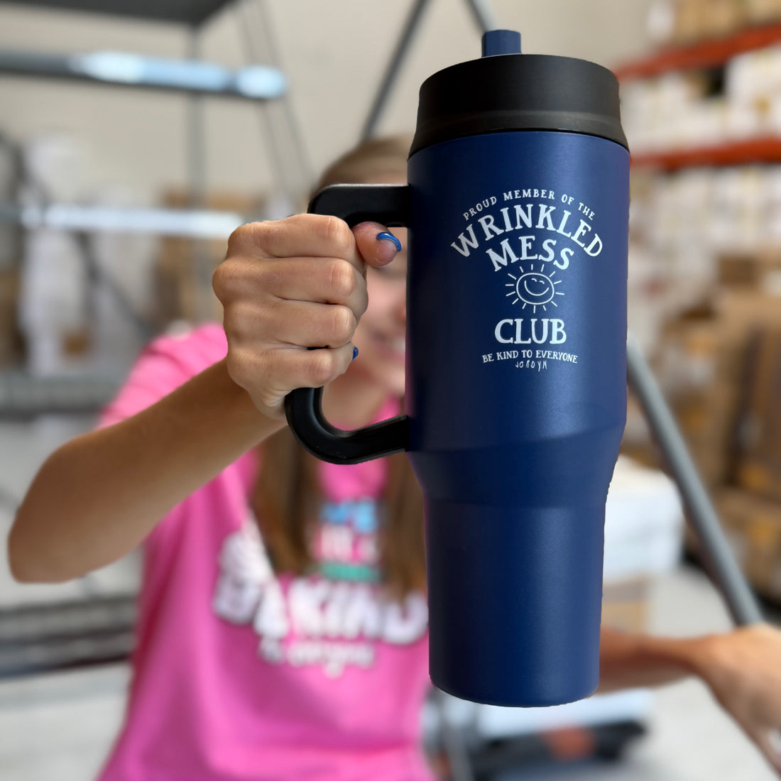 Wrinkled Mess Club® 32 Oz Stainless Tumbler