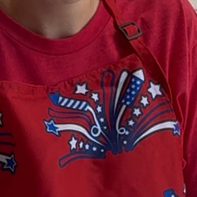 Fireworks Apron - Be Kind to Everyone®