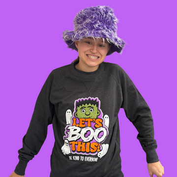Sweatshirt - Let's Boo This Halloween Be Kind to Everyone® Crewneck