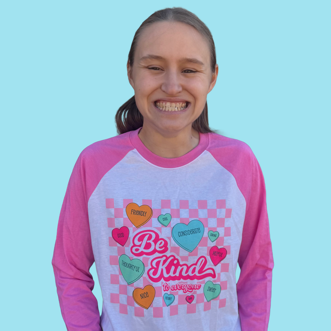 Valentine Raglan - Be Kind to Everyone®