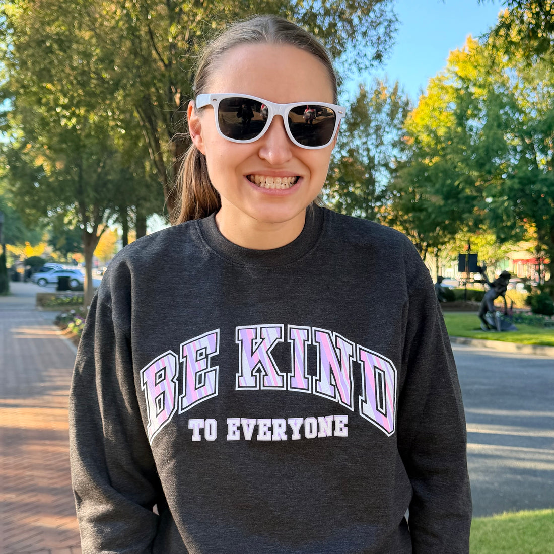 Stripes Sweatshirt - Be Kind to Everyone®
