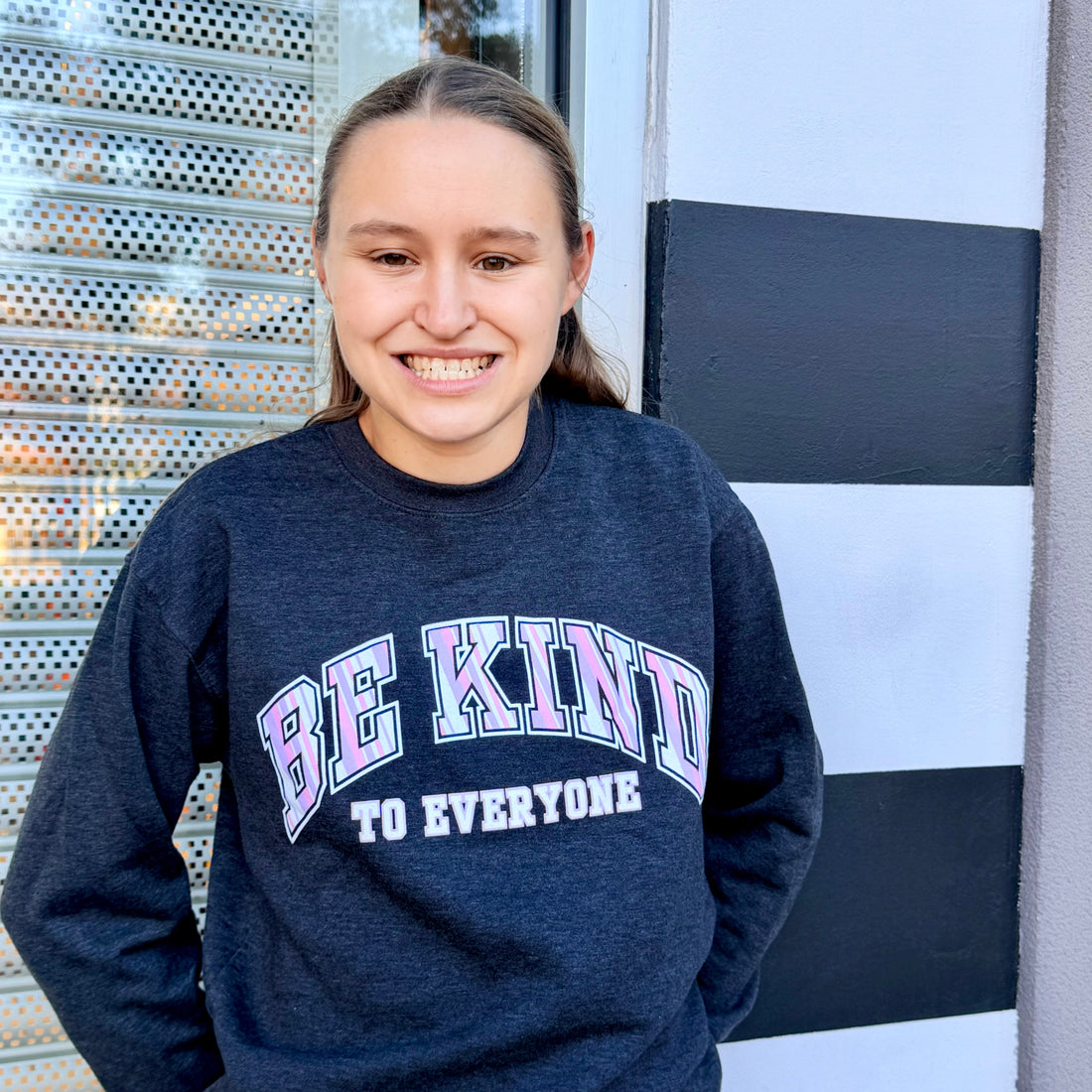 Stripes Sweatshirt - Be Kind to Everyone®