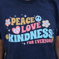 Peace Love Kindness -  Short Sleeve Shirt