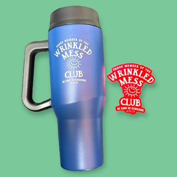 Wrinkled Mess Club® 32 Oz Stainless Tumbler