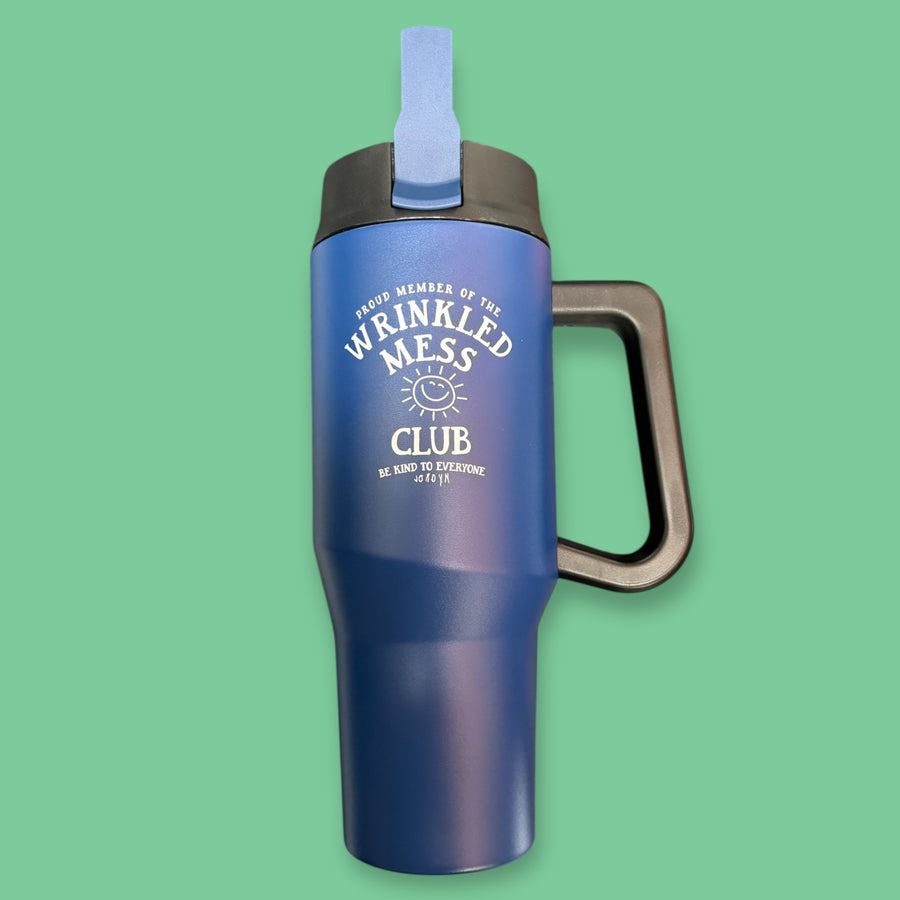 Wrinkled Mess Club® 32 Oz Stainless Tumbler