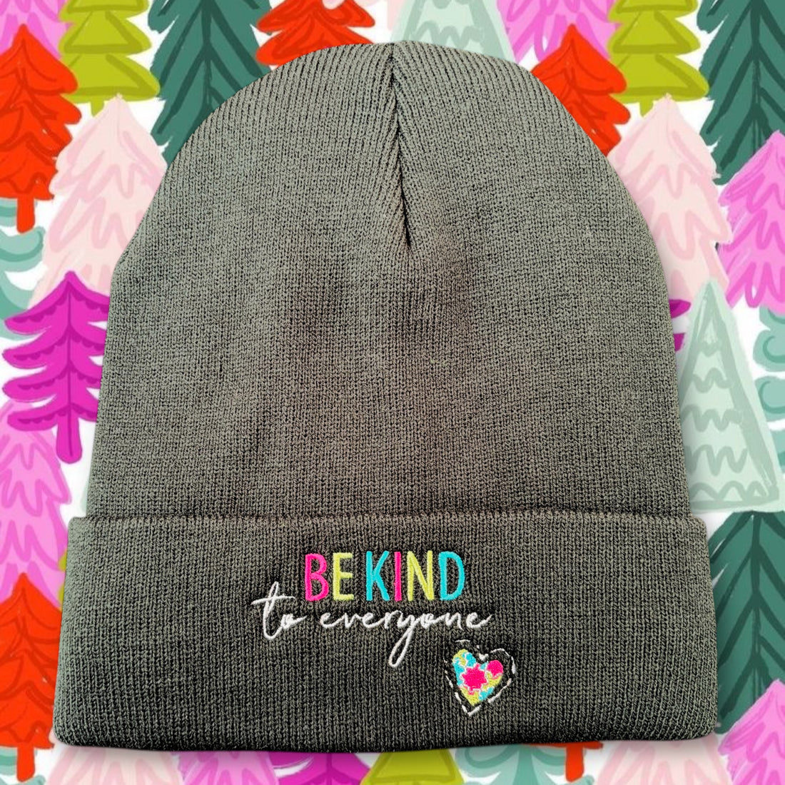 Jordyn Embroidered Beanie - Be Kind to Everyone®