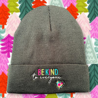 Jordyn Embroidered Beanie - Be Kind to Everyone®