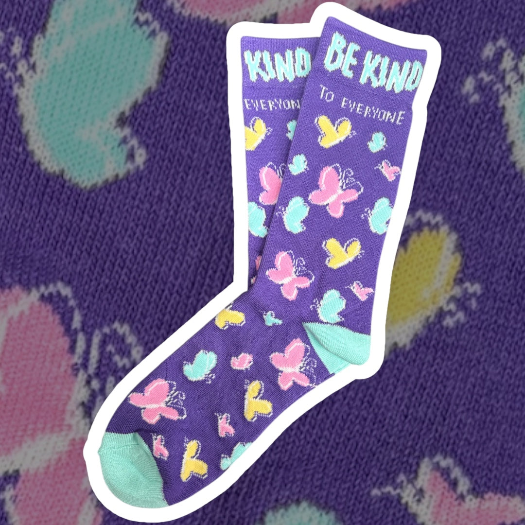 Butterfly Socks - Be Kind to Everyone®