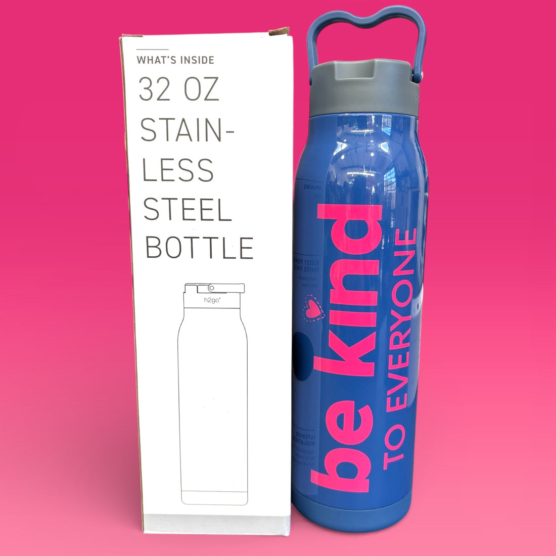 Blue 32-oz. Stainless Bottle