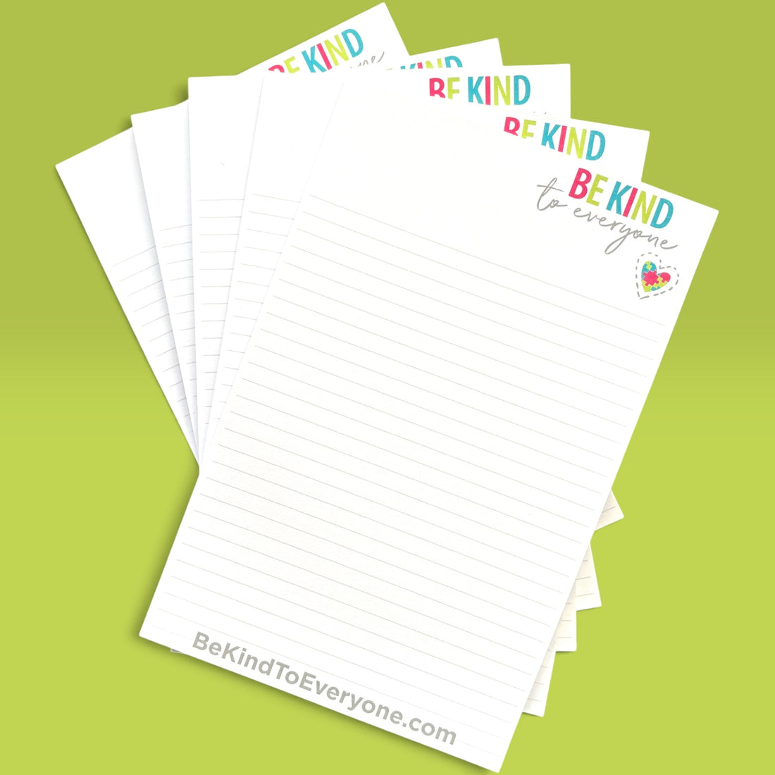 Notepad Packs - Be Kind to Everyone
