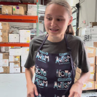 Autism Apron - I love Someone with Autism