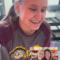 Thanksgiving Raglan - Be Kind to Everyone® 3/4 Tee