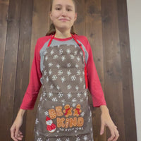 Gingerbread Apron - Be Kind to Everyone