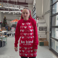 Hearts Apron - Valentine Be Kind to Everyone