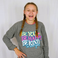 Be Happy Crewneck Sweatshirt