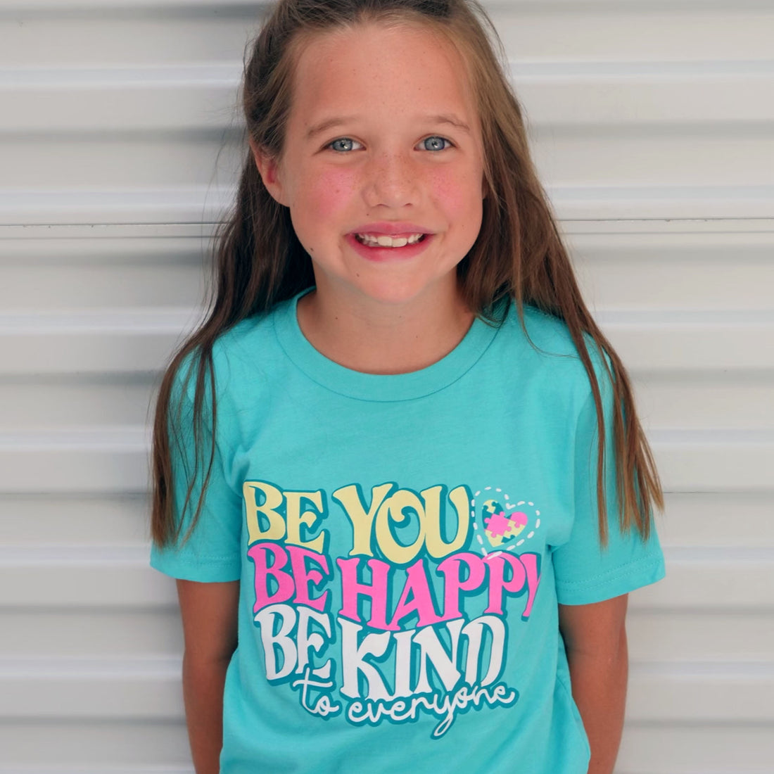 Youth Be You, Be Happy, Be Kind to Everyone® short-sleeved t-shirt! 